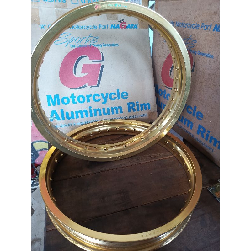 velg nagata rims ring 18 gold (uk 185_215_250) hrg satuan