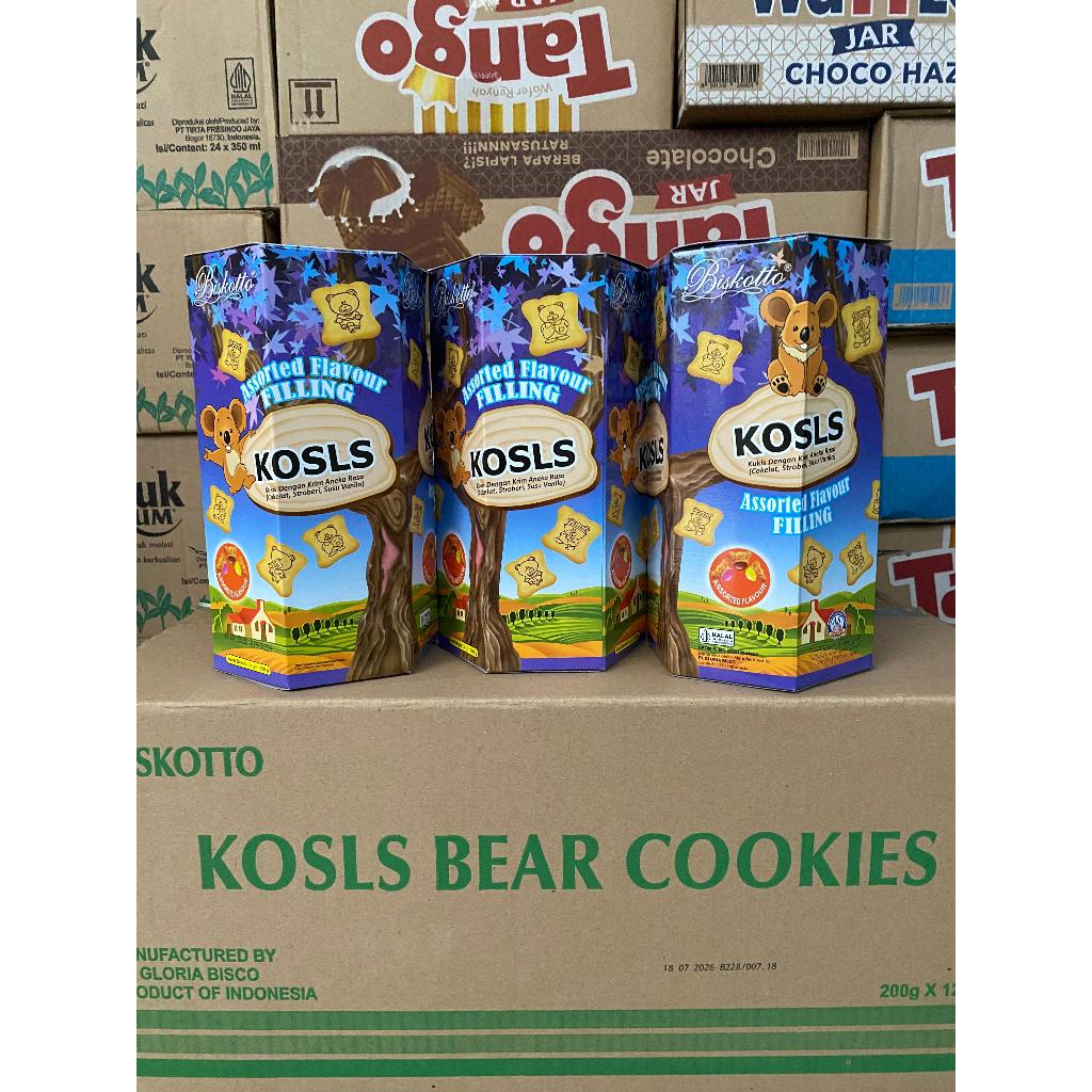 

biskitop kosl beruang 200 gram 1 dus isi 12 box