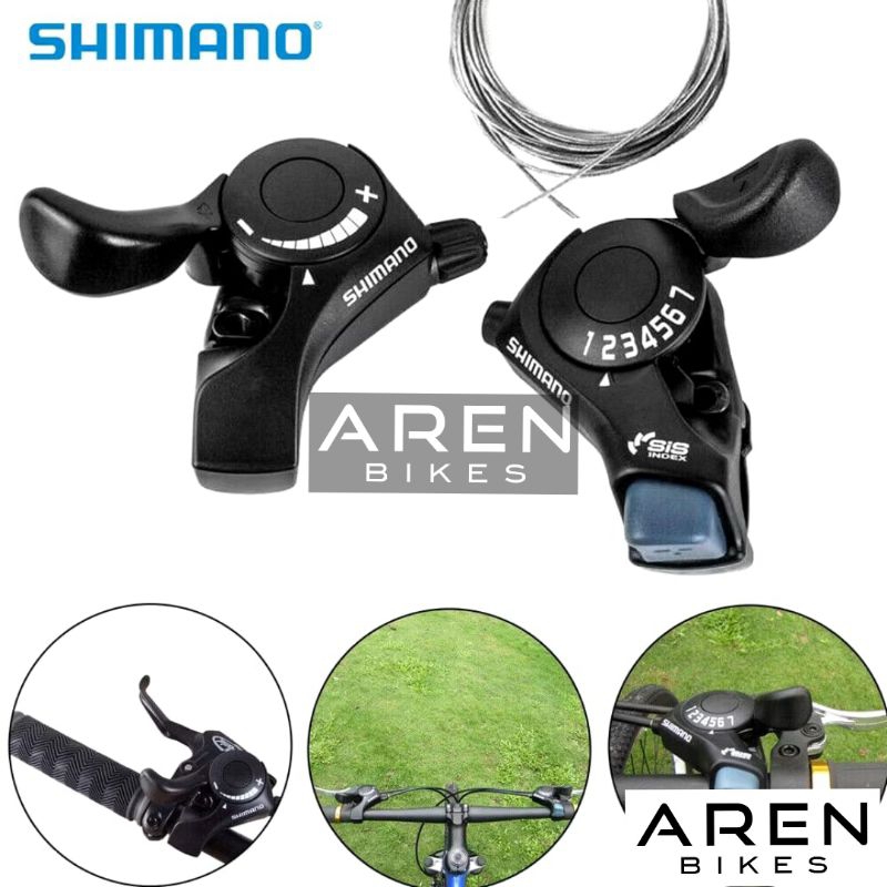 SHIFTER SHIMANO 3 X 7 TX30 KANAN KIRI SPEED SIS INDEX JEMPOL OPERAN PINDAHAN GIGI FD RD FRONT REAR D