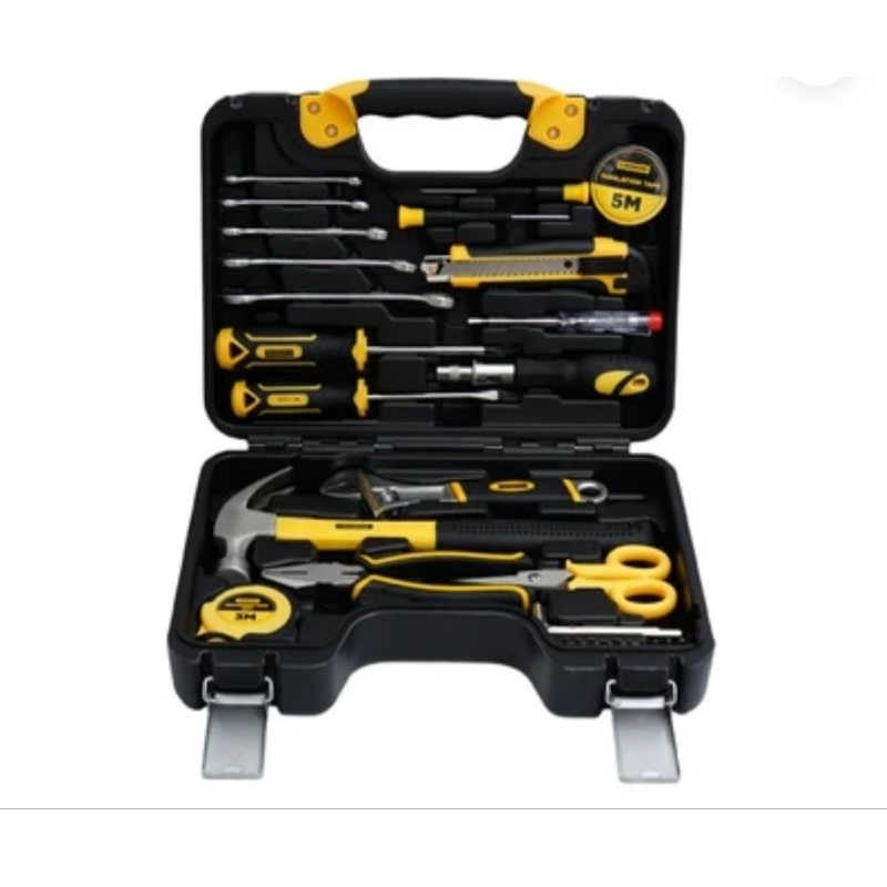 krisbow tool kit set kunci perkakas mekanik dengan tool box 33 pcs original
