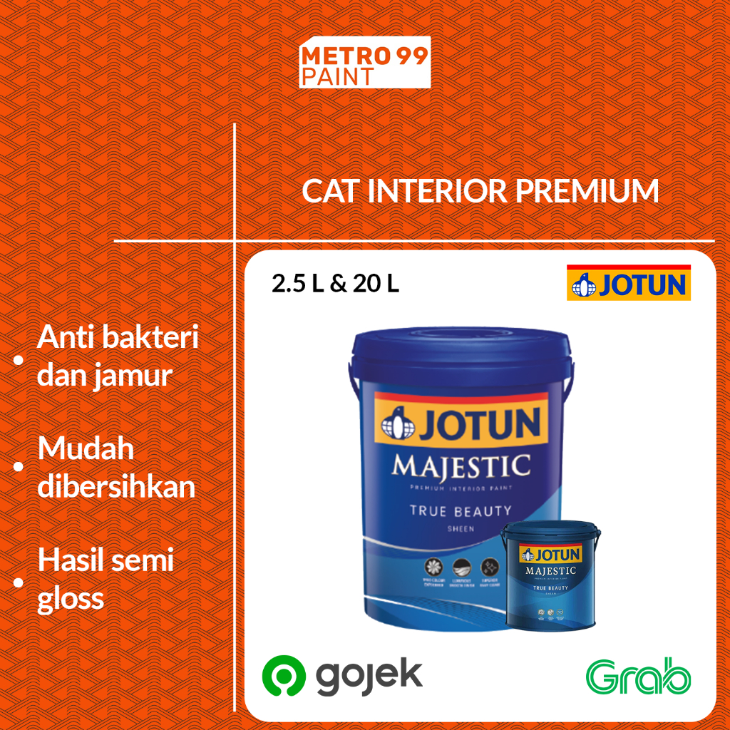 Cat Tembok Jotun Majestic True Beauty Sheen 20 Liter / 1 pail
