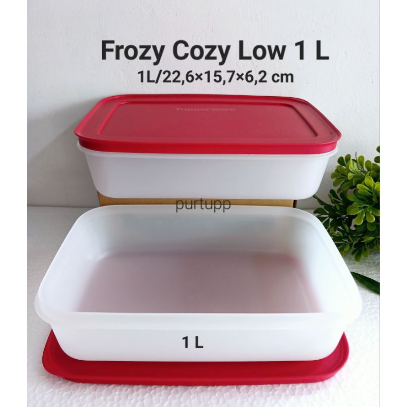 Tupperware Frozy Cozy Low,freezermate,frozen rectanguler,wadah makanan beku di freezer...cek variasi