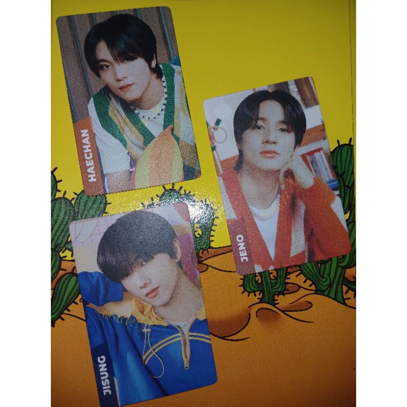 photocard NCT Dream × Tos Tos haechan jeno jisung, resonance xiaojun