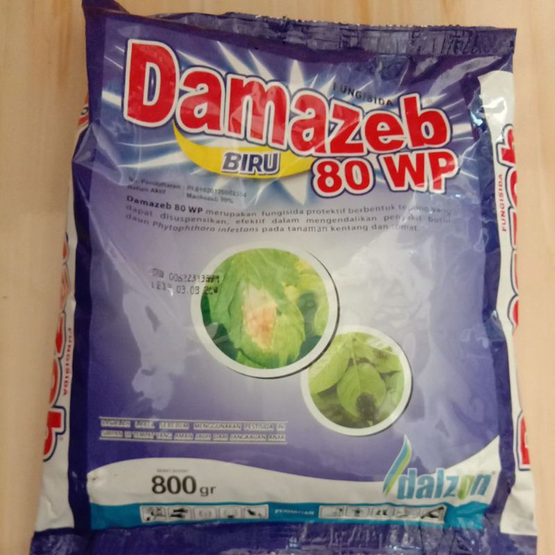 Fungisida DAMAZEB Biru 80WP 800gr