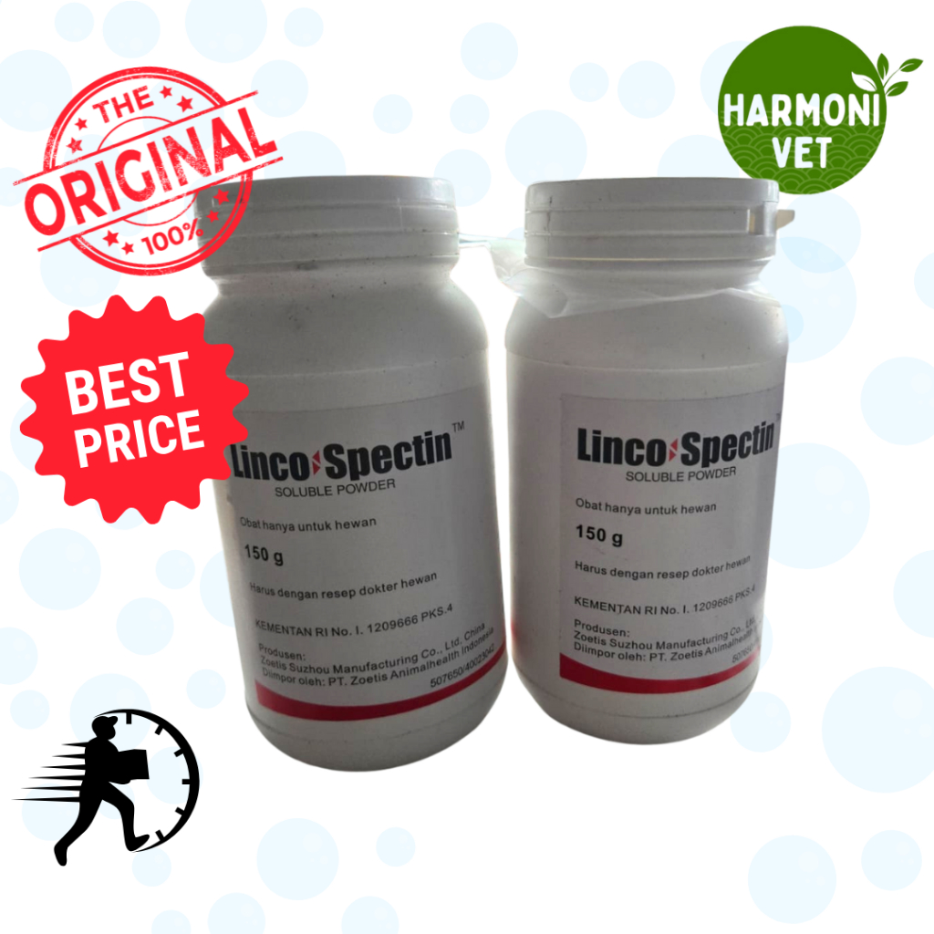 Linco SPECTIN -  Soluble Powder obat pernafasan ayam ( CRD ) / LS 150gr
