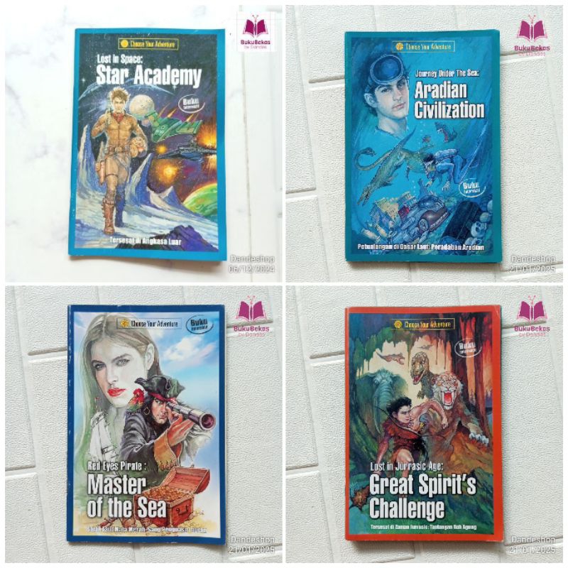 Seri Choose Your Adventure Pustaka Lebah - Pilih Petualanganmu Sendiri - Buku Cerita Anak Bekas Prel