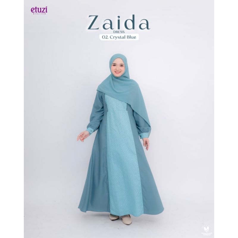 Gamis Toyobo Mix Katun Jepang Zaida Dress By Attin Hijab