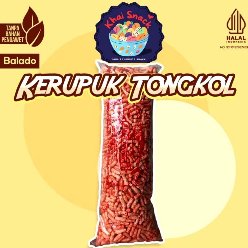 

krupuk tongkol balado/snack renyah/kripik kering