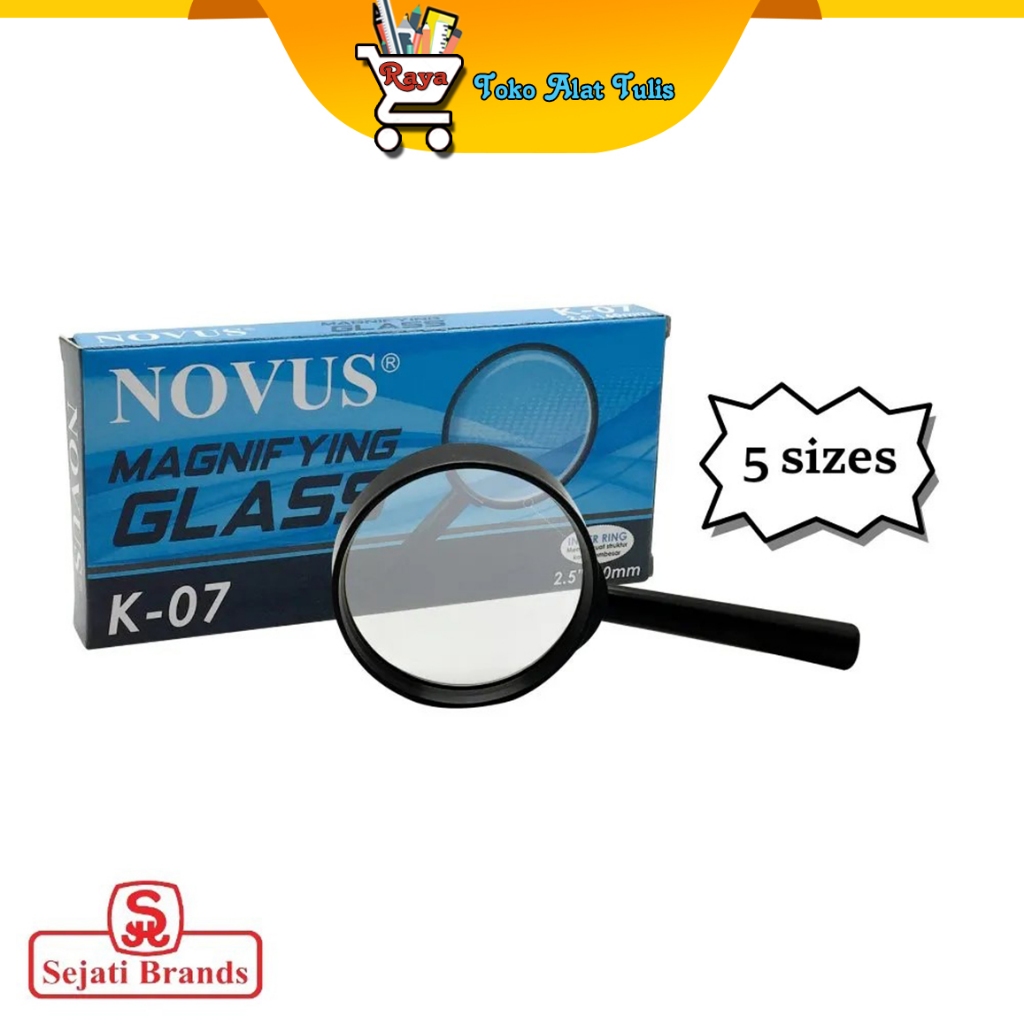 

Novus Kaca Pembesar K-06/K-07/K-08/K-09/K-10 (5 Ukuran)