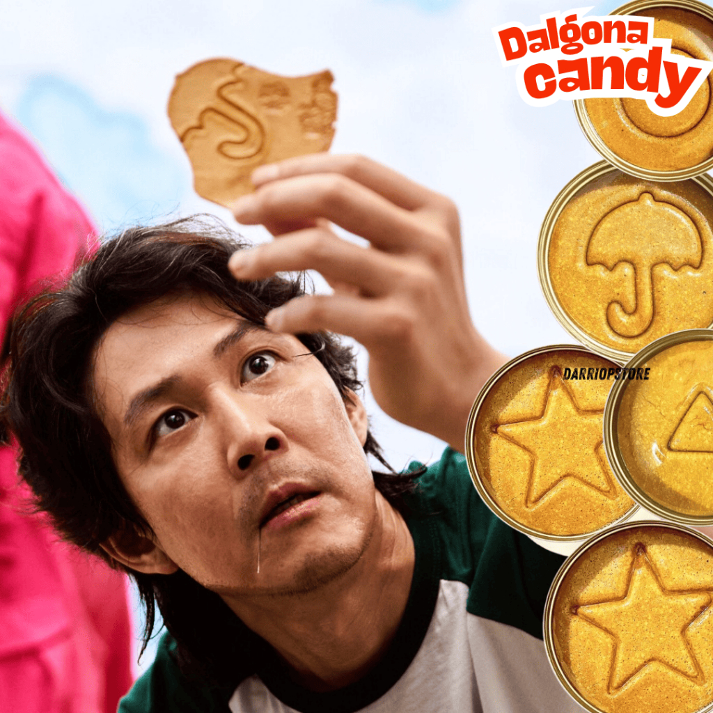 

dalgona candy SQUID GAME GULALI permen Viral HONEYCOMB HALAL