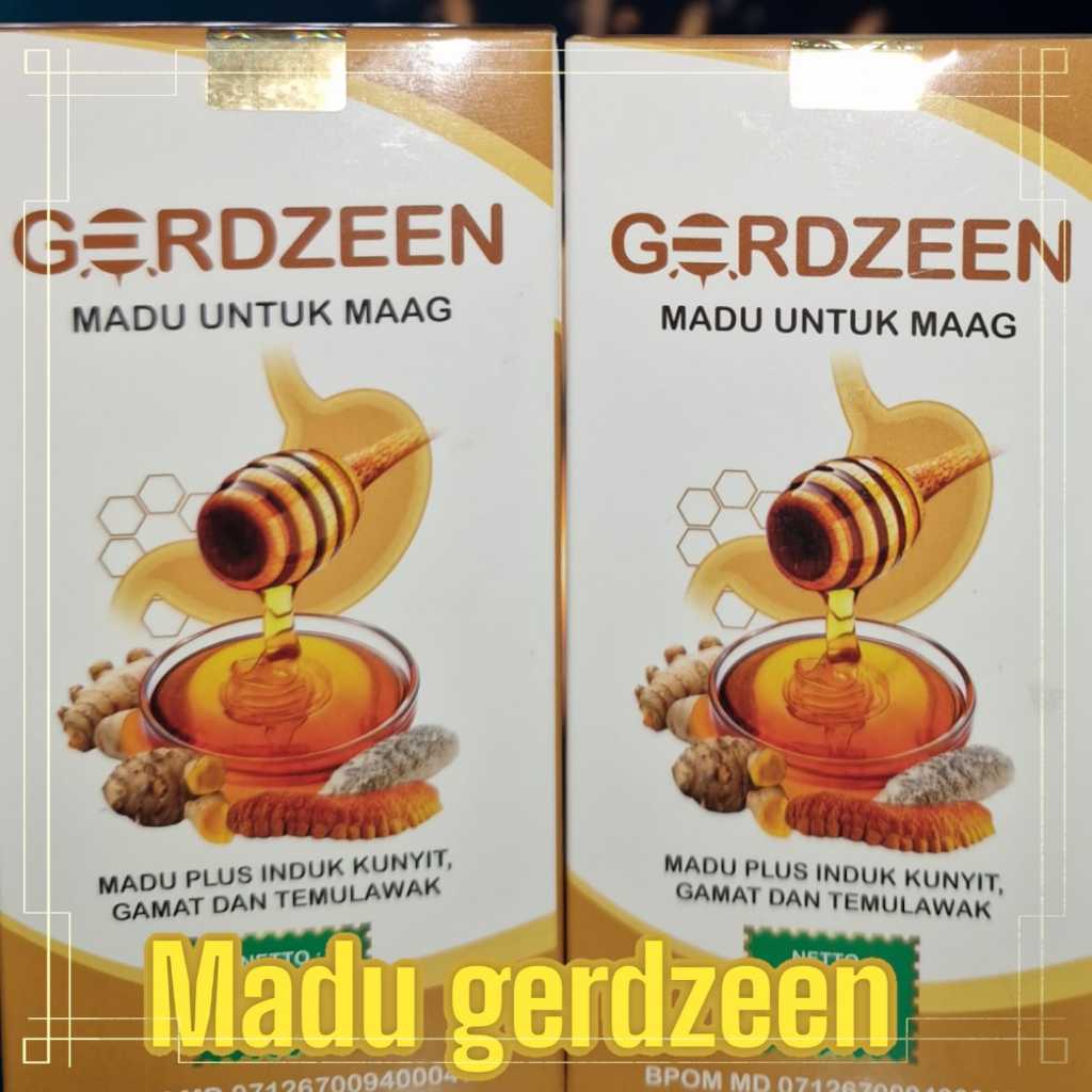 

GerdZeen Madu Untuk Maag Asam Lambung Plus Ekstrak Gamat Emas