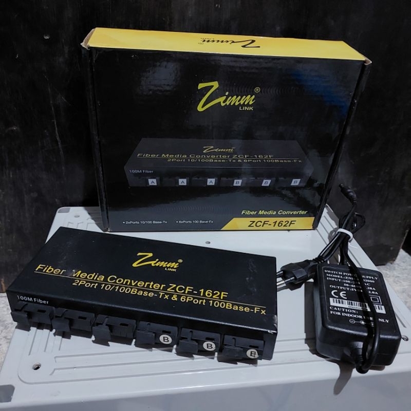 ZimLink Fiber Media Converter ZCF-162F