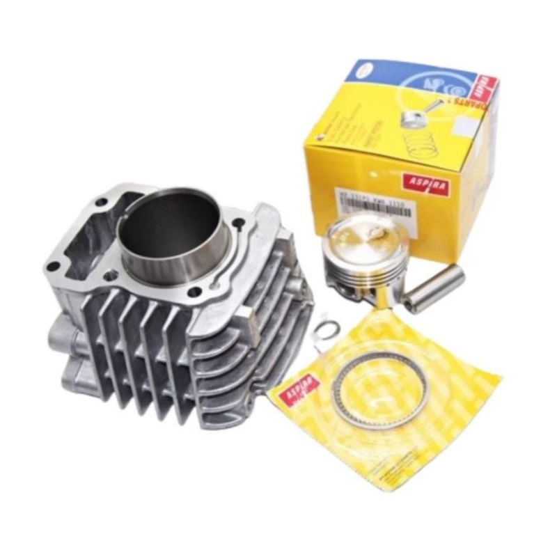 Blok Silinder Cylinder Block Piston Karisma Supra X125 Lama KPH ORI Aspira