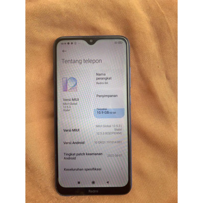 redmi 8a second batangan 3/32 BUKAN republis