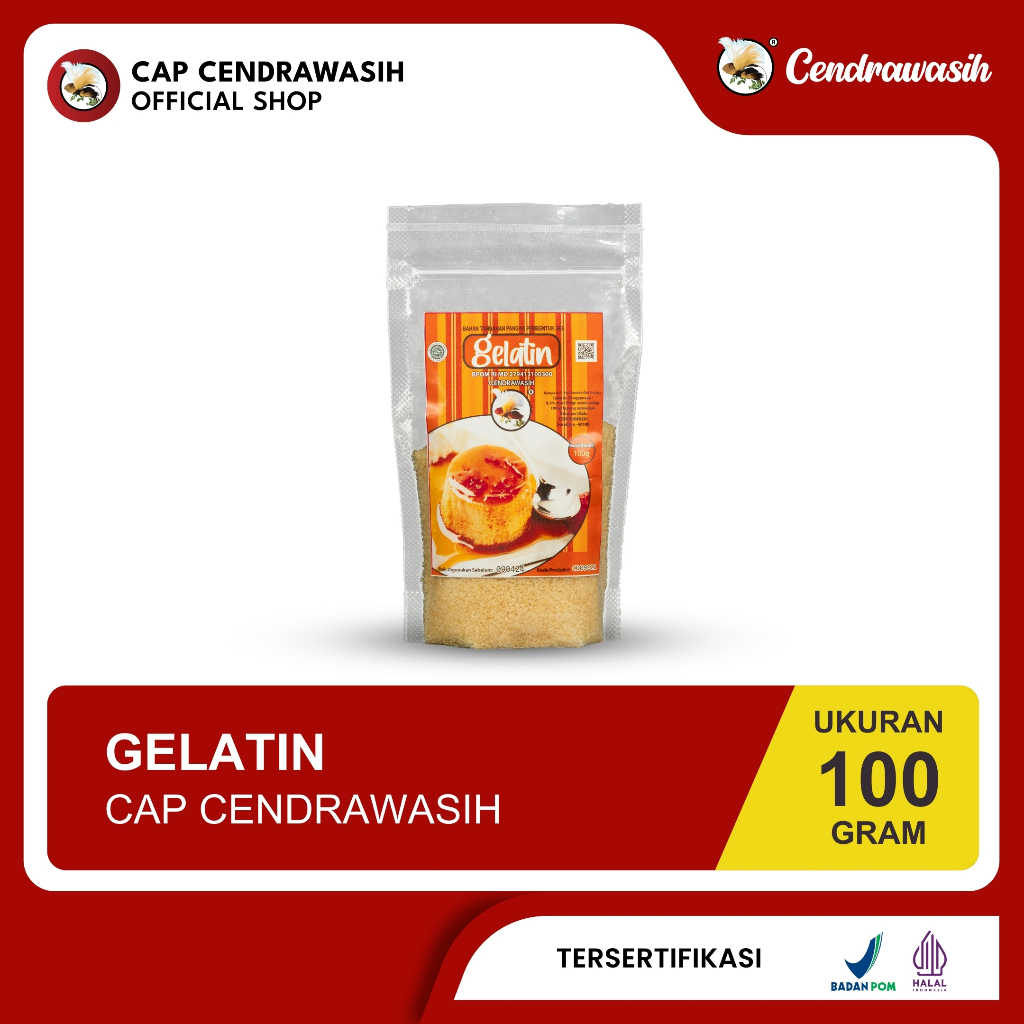 

Cendrawasih Gelatin 100gr