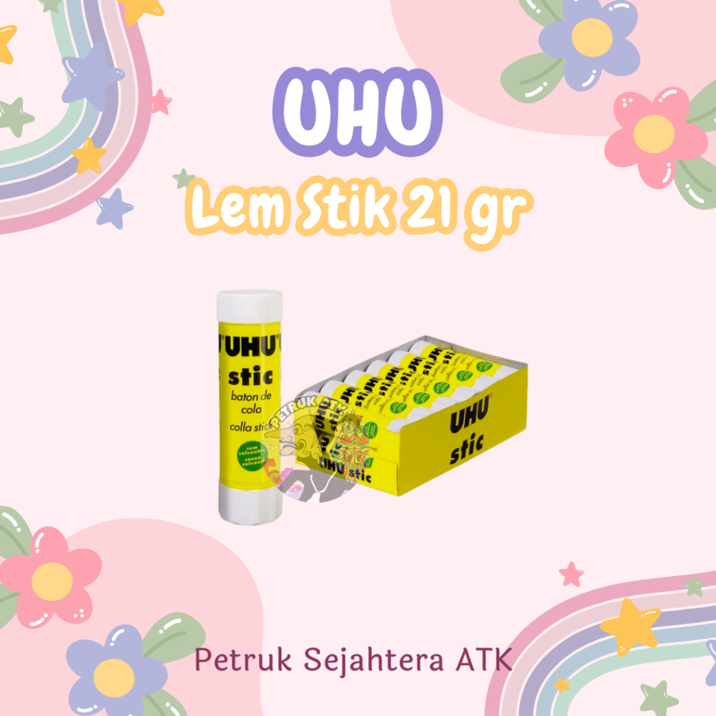 

[PCS] LEM UHU STICK 21 GRAM SEDANG LEM BATANG / LEM KERTAS / LEM STIK PUTAR