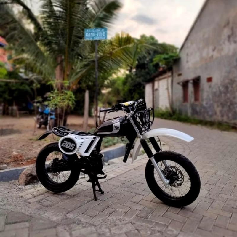 [[SIAP KIRIM]] BODY SET TRAIL VINTAGE CUSTOM MOTO