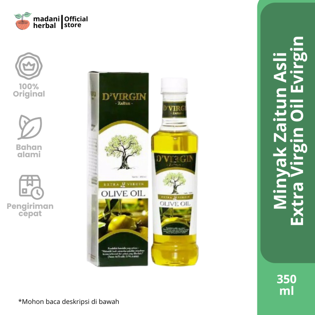 

Minyak Zaitun Asli Extra Virgin Oil Evirgin 350 ml