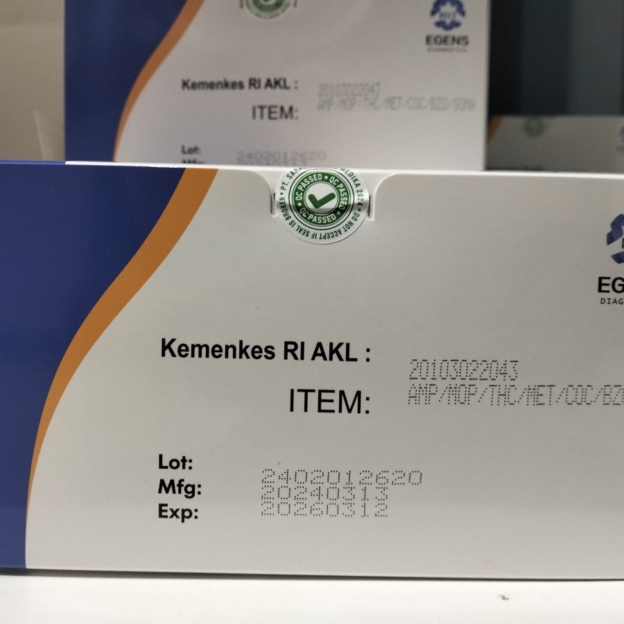 Egens Drug Test 7 Parameter Isi 25 Test