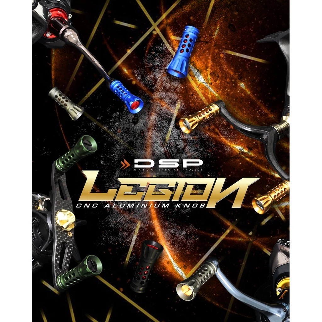DSP Handle Knob Reel Legion CNC Alumunium - Daido Knob Reel