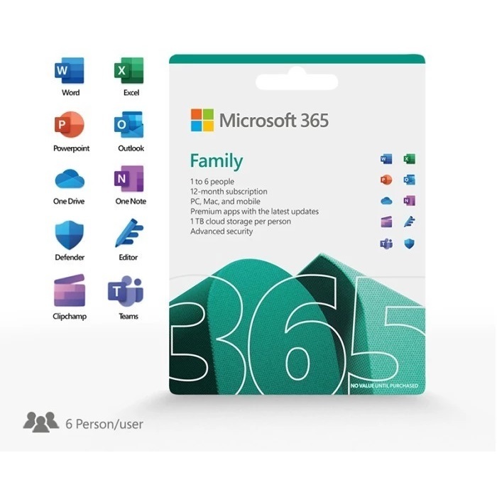 OFFICE 365 6 USER 1 TAHUN