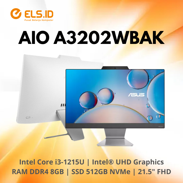 PC Asus AIO A3202WBAK Intel Celeron 7305 8GB SSD 256GB W11