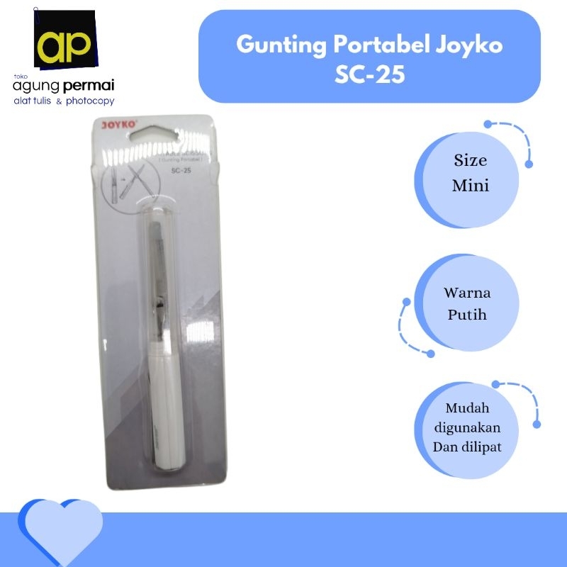 

Gunting Joyko Portabel Mini SC-25
