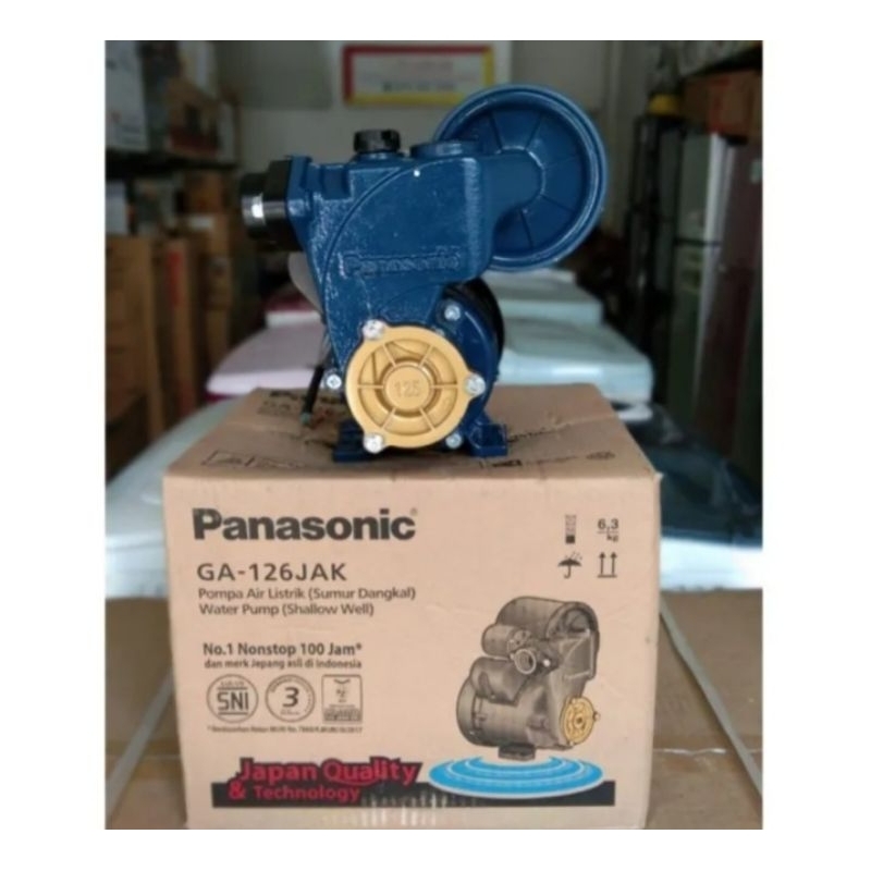 Mesin Pompa Air Panasonic GA 126 JAK ORI 100% Otomatis 125 watt Pompa air Rumah tangga Otomatis