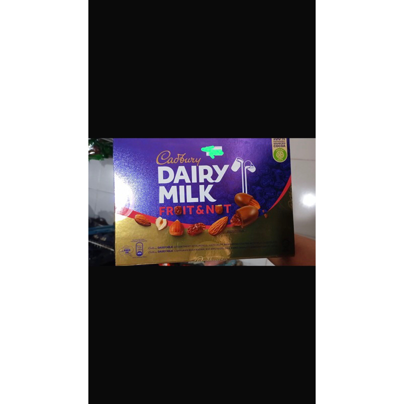 

Cadbury Dairy Milk Fruit & Nut Box malaysia exp 7/25