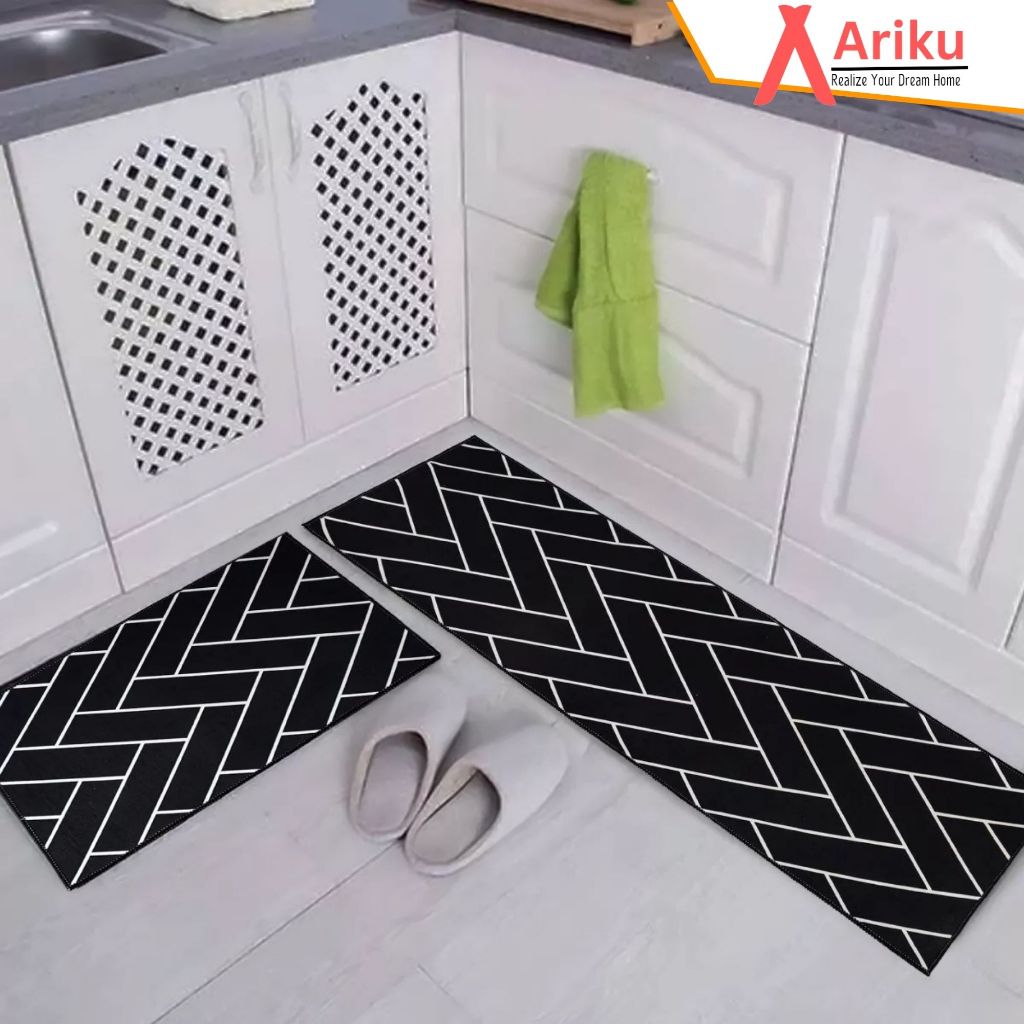 Ariku Keset Dapur Kamar Mandi Teras Anti Slip Serap Air Ukuran Besar