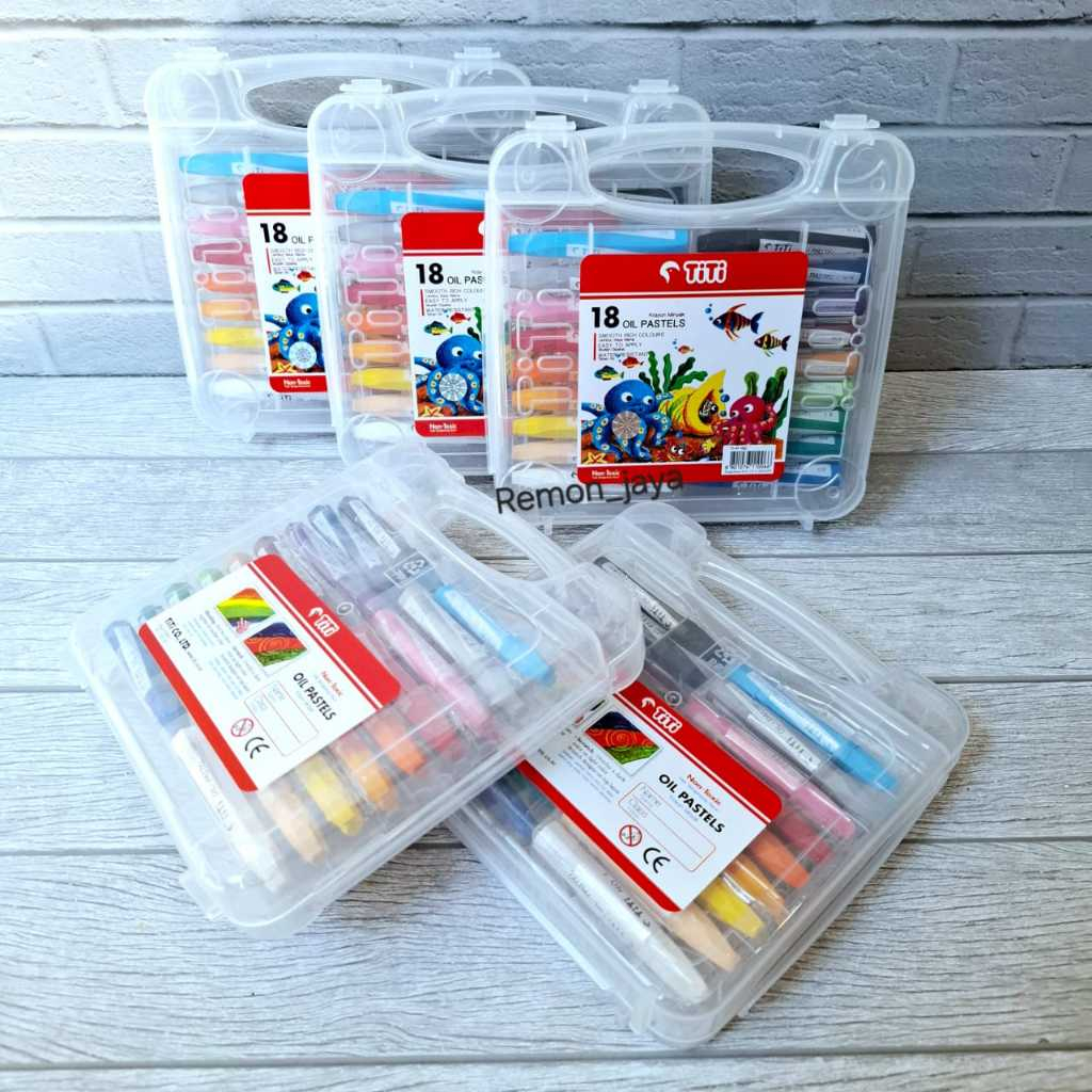 

TiTi Crayon 18 warna/ oil pastels