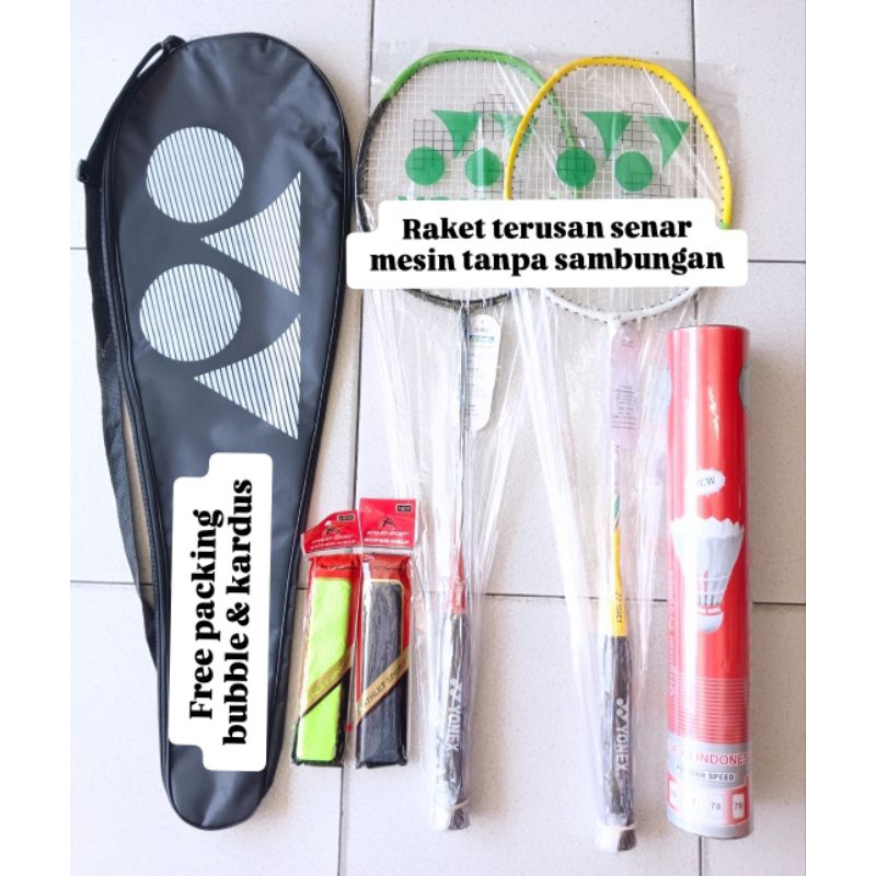 RAKET BADMINTON MURAH LENGKAP TAS KOK