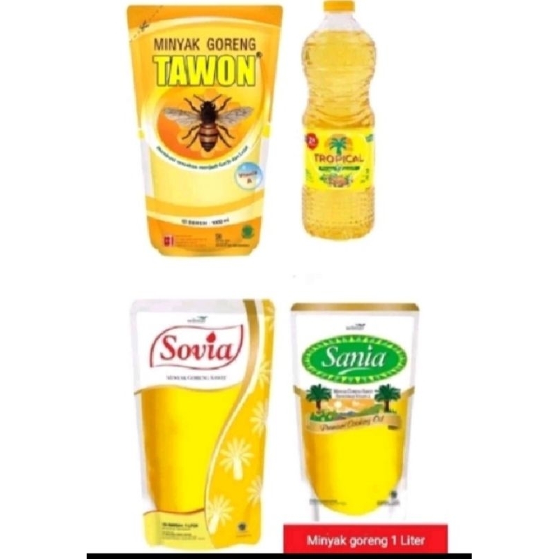 

Minyak Goreng kemasan 1 Liter