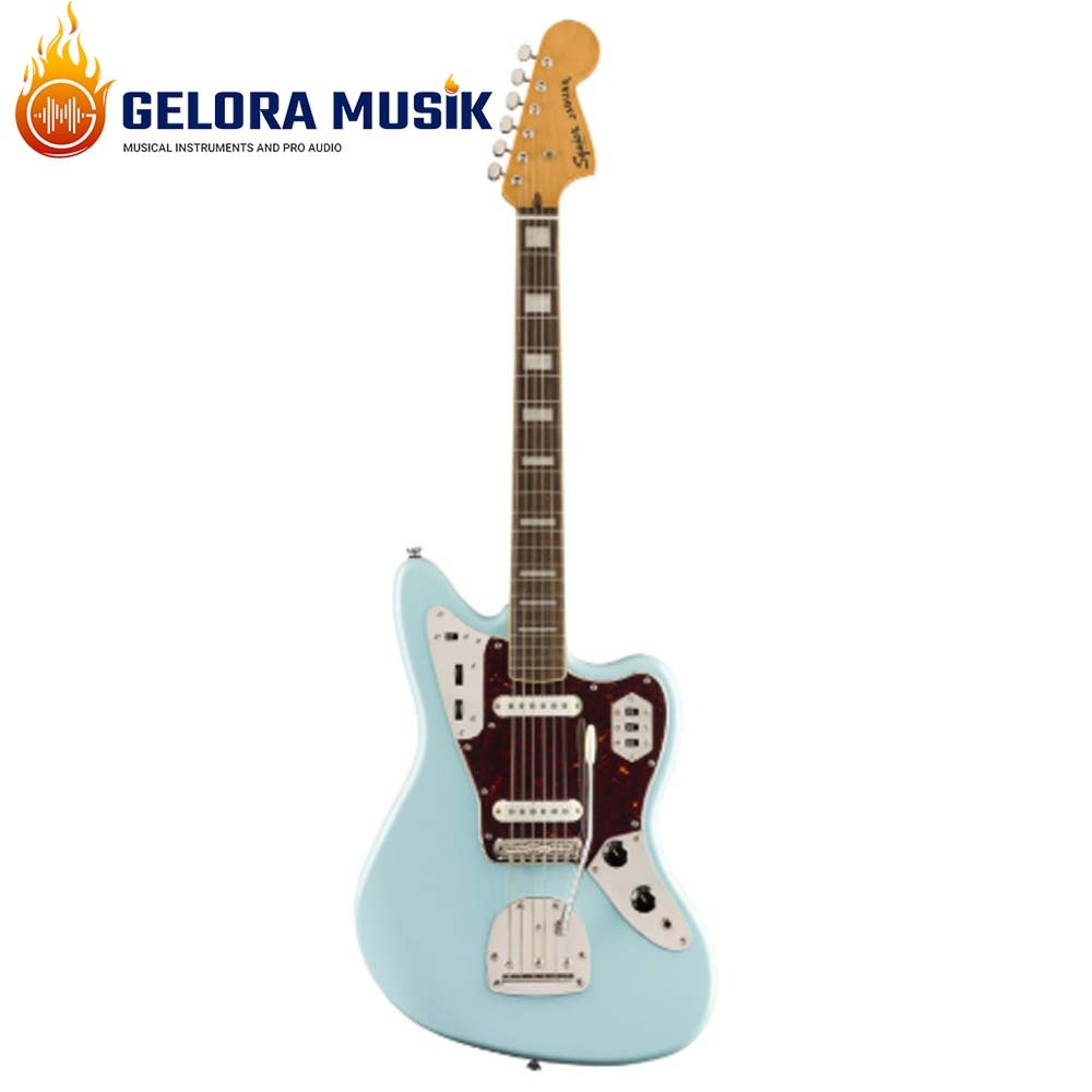 Gitar Elektrik Squier FSR Classic Vibe 70s Jaguar, Laurel FB, Daphne Blue