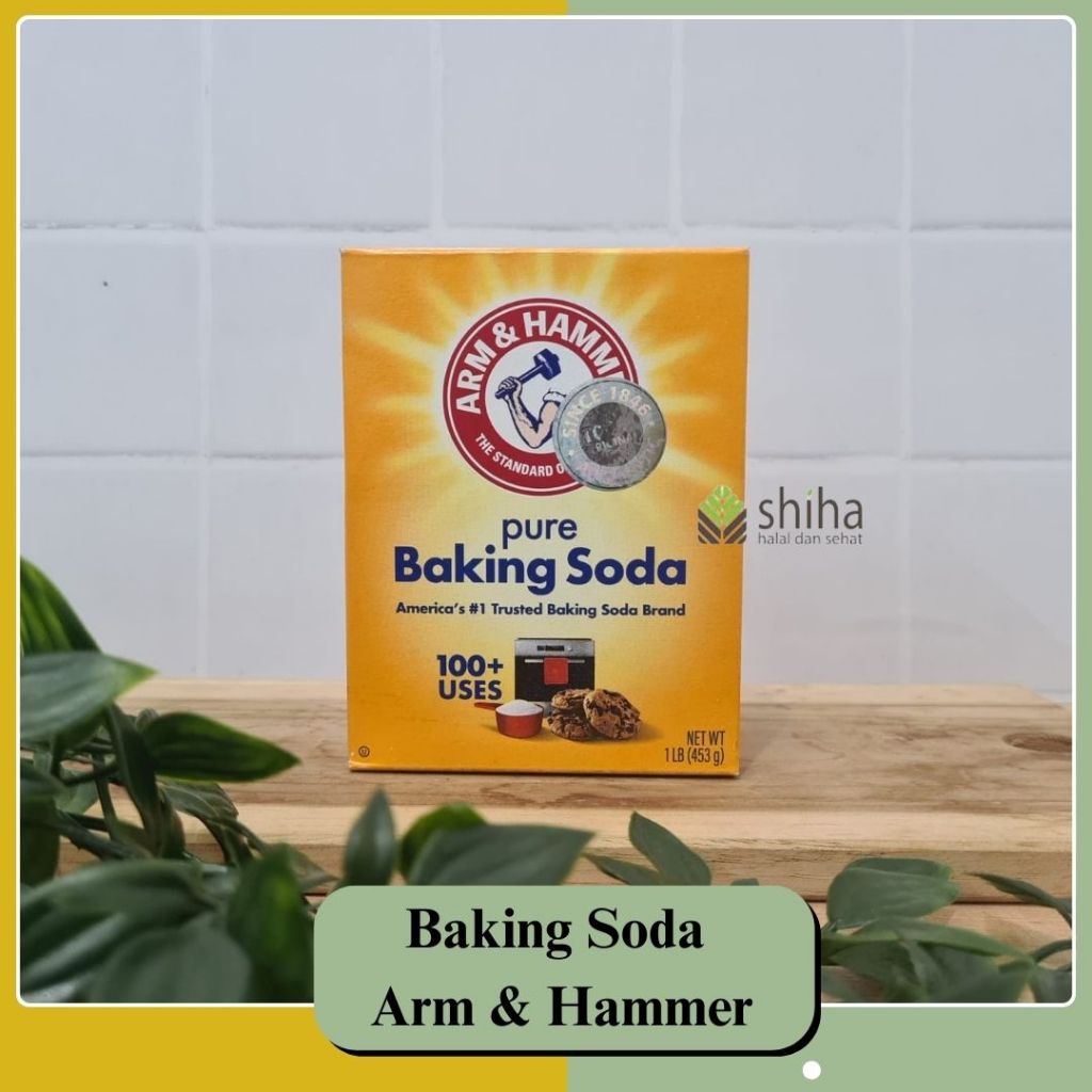 

Baking Soda Halal 454 gram Soda Kue Arm and Hammer USA