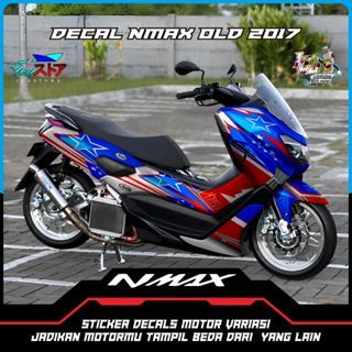 Decal Sticker NMAX Old 2017 Motif Mandalika Full Body - Sticker Nmax Old - Bisa Custom