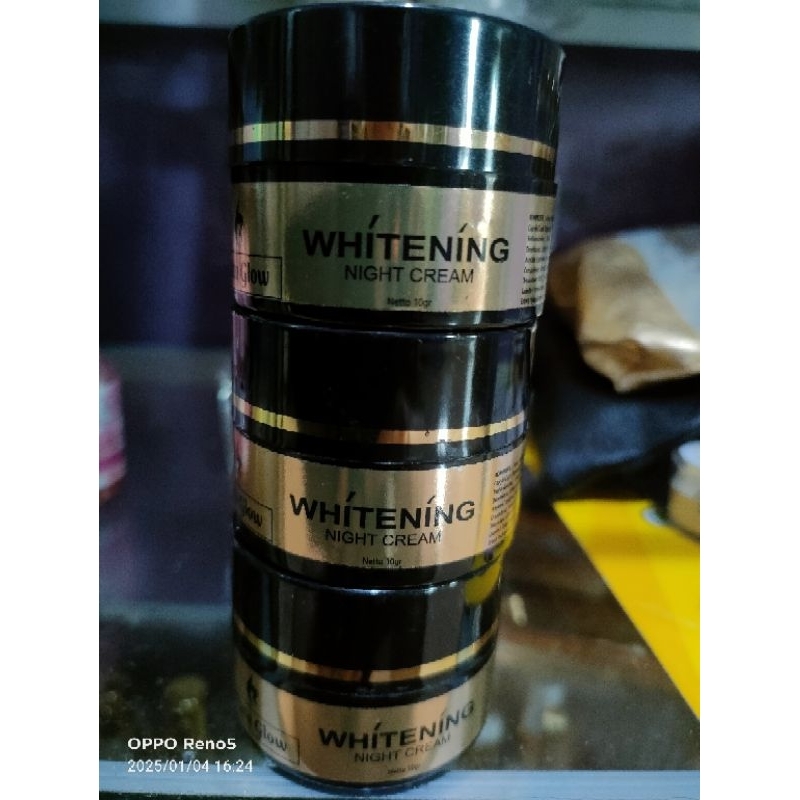 cream malam ratu glow platinum (dosting untuk flek)