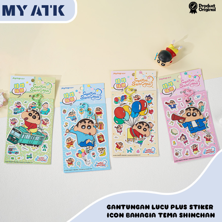 

Gantungan Kreasi DIY Sticker Crayon Shinchan