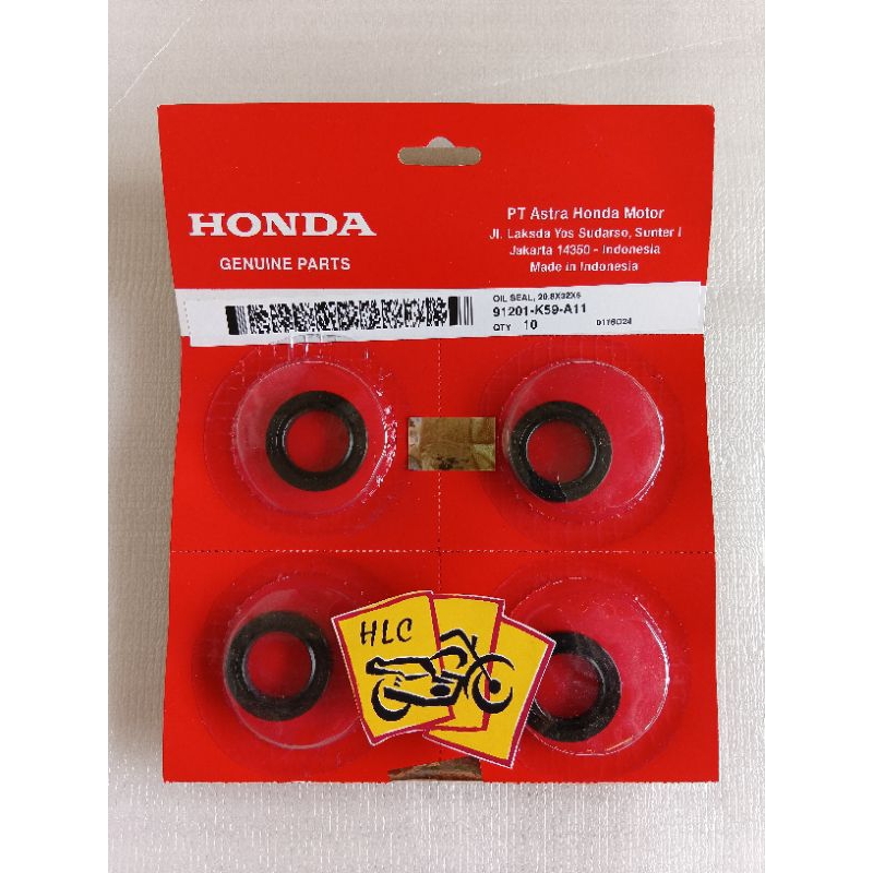OIL SEAL 20.8 X 32 X 6 VARIO 150 ESP 91201K59A11 BARANG ORIGINAL AHM ASLI / HGP