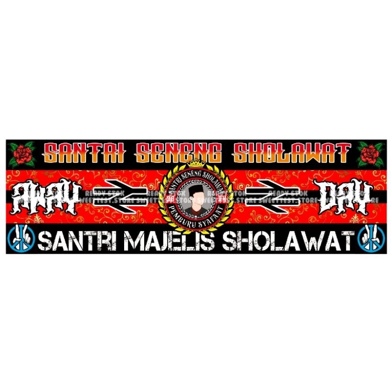 READY STOK + BANNER SHOLAWAT, BANNER MMT MAJLIS SHOLAWAT, BANER PECINTA SHOLAWAT, BANNER AZ ZAHIR MA