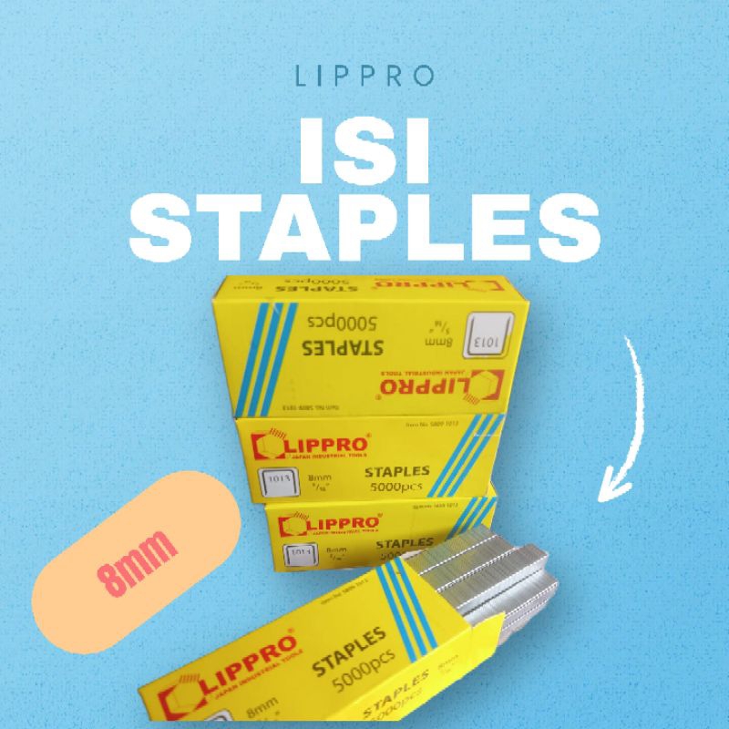 

Lippro isi staples 3in1 8MM 5000pcs