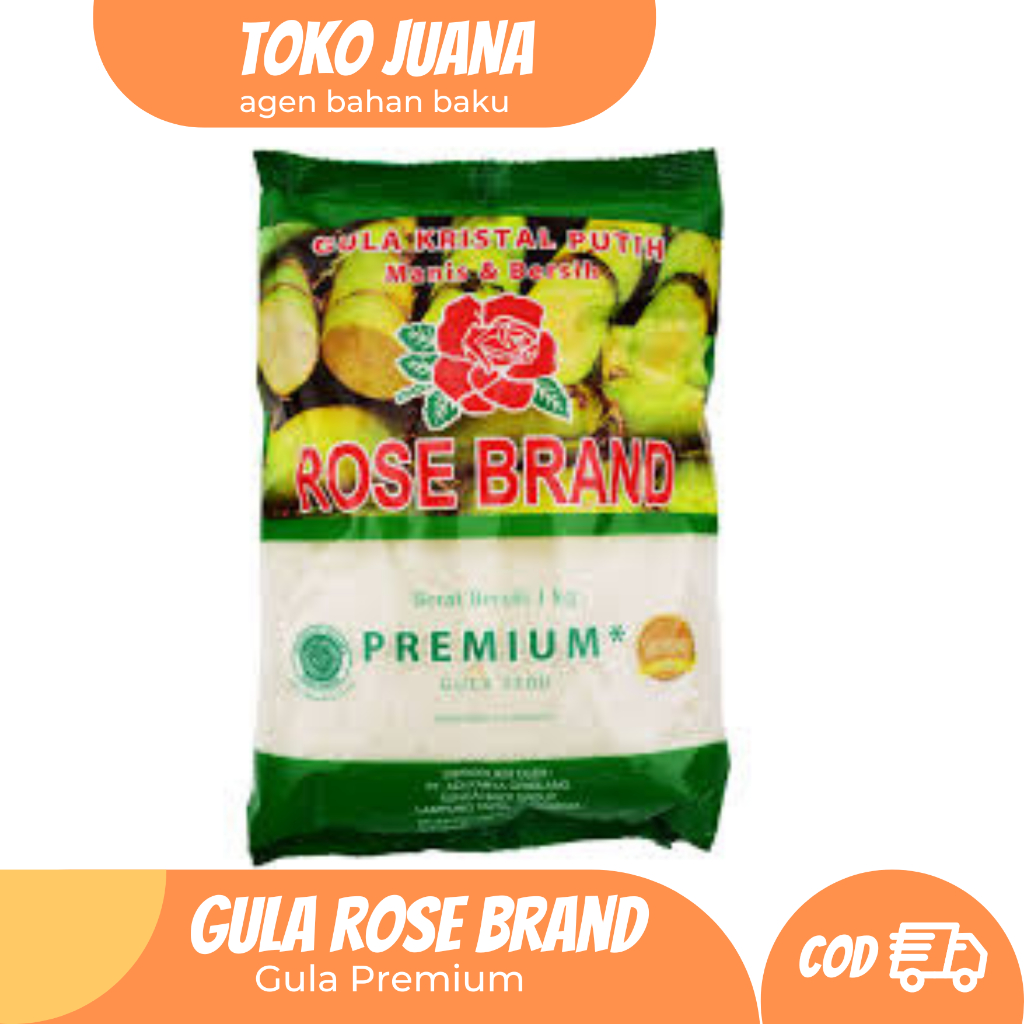 

Rose Brand Gula Pasir Premium 1 KG