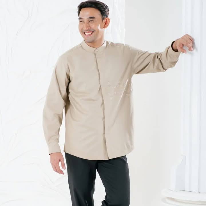 Zoya Koko Atasan Muslim Pria Lengan Panjang Edmar Menwear