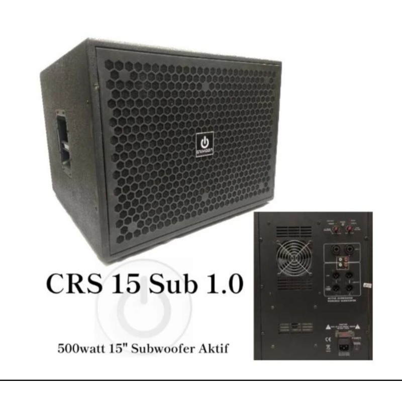 subwoofer aktif 15 inch crimson crs 15 sub original