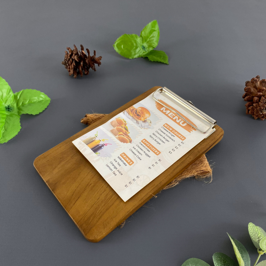 

Papan Bill Cafe RestoPenjepit Bill Holder Bill FREE Ukir Logo