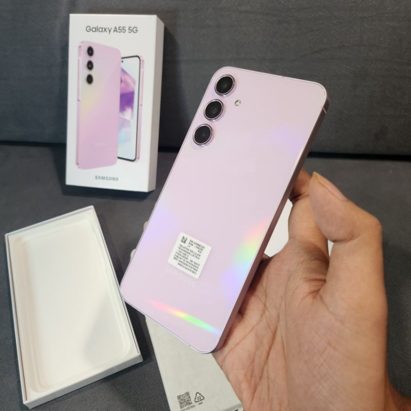 samsung a55 5G 8/256gb second bekas mulus fullset original garansi resmi samsung indonesia