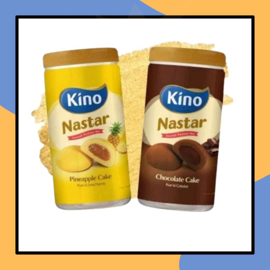 

Kino Nastar Toples 140 gr 20 pcs Kue Nastar Isi Selai Nanas Cokelat Pineapple Chocolate Cake