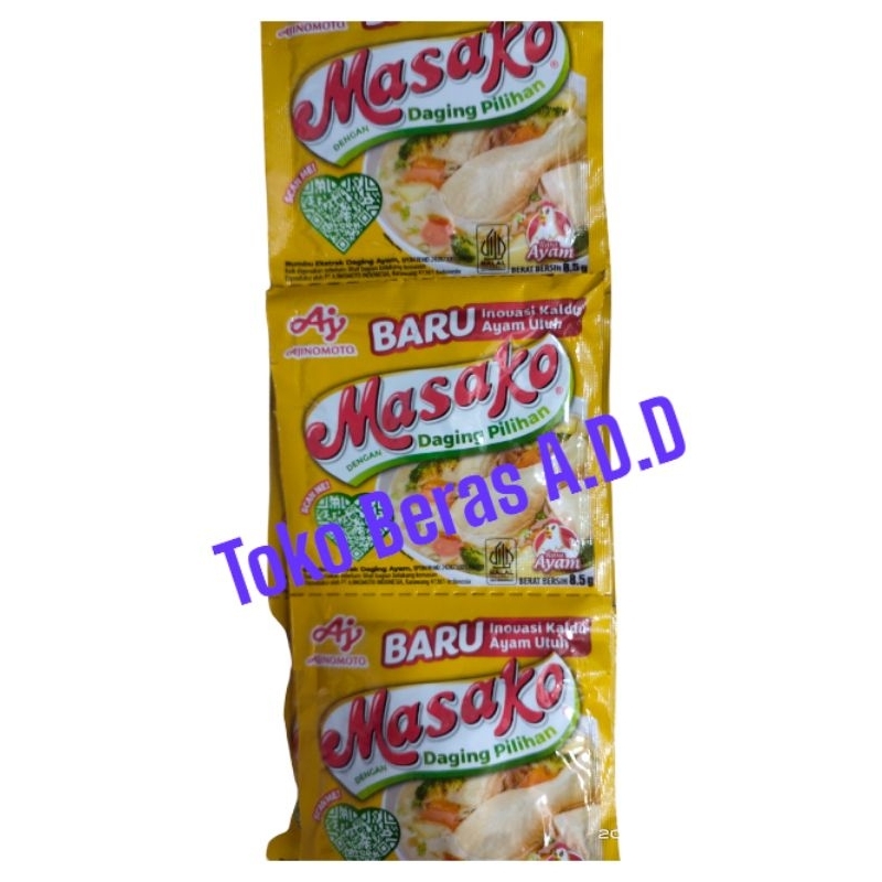 

Masako Bumbu Kaldu Ayam 8,5gr 1renceng