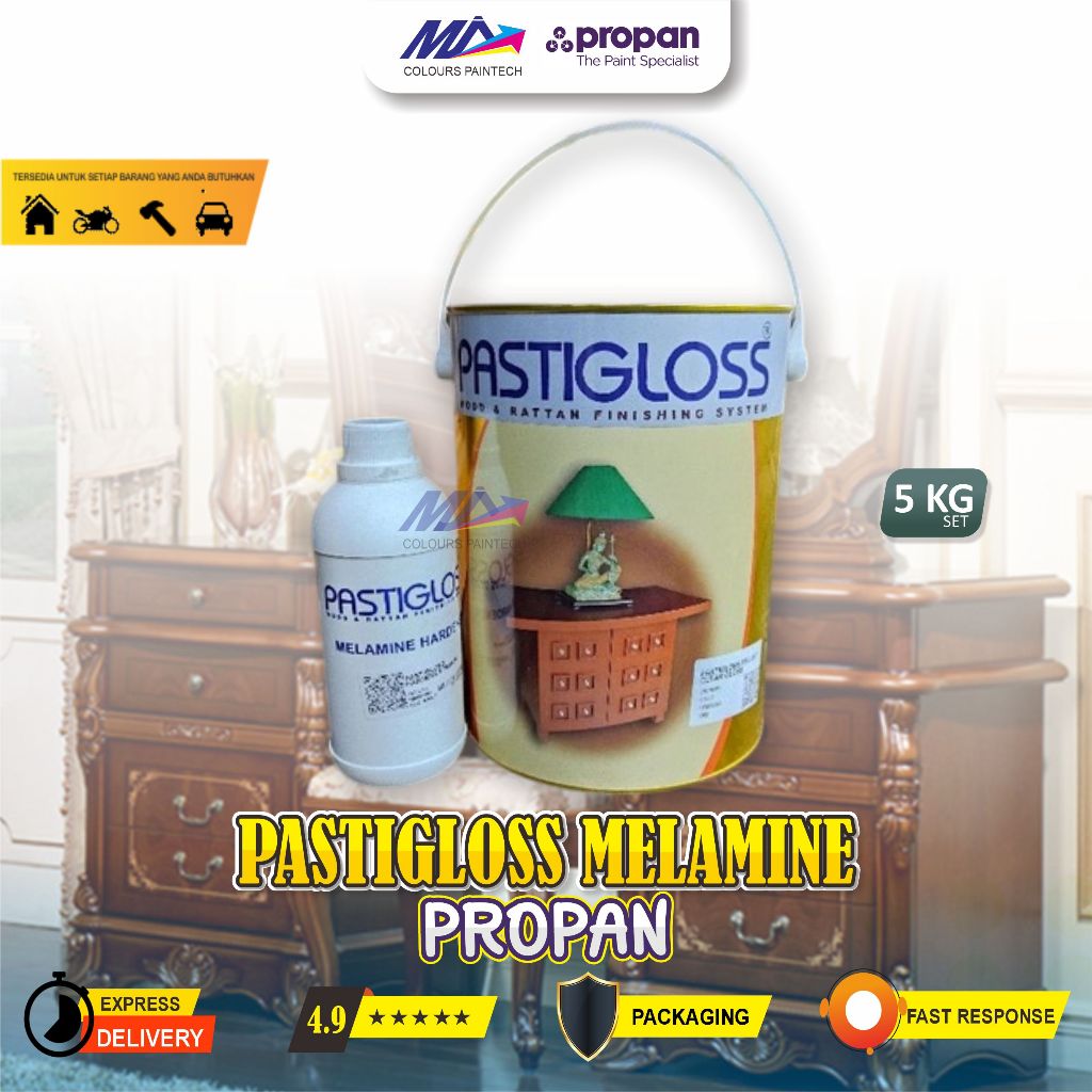 PROPAN PASTIGLOSS MELAMIN/ MELAMIN SANDING/ SANDING SEALER 5KG SET