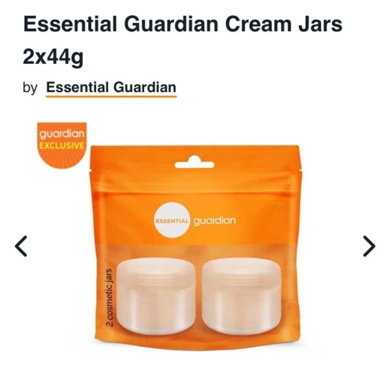 

Essential Guardian Cream Jars 2x44g